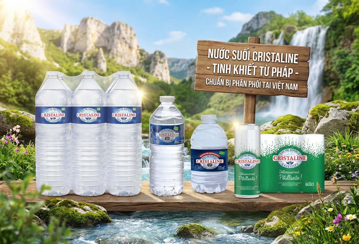 Nước suối Cristaline